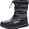 KangaROOS »K-Wowi Coll ROOSTEX« Winterstiefel Schwarz, Silberfarben