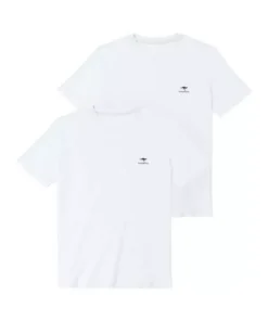 KangaROOS T-Shirt (2er-Pack) mit kleinem Logodruck Weiß, Petrol | weiß -KangaROOS Verkaufsladen dbd3a798 a11e 54ee 876b c52d7cf6f311