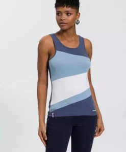 KangaROOS Tanktop mit Color Blocking Details vorne - NEUE KOLLEKTION Wei&szlig;-pink-hellgrau-meliert, Dunkelblau-meliert-himmelblau-wei&szlig;, Schwarz-wei&szlig;-hellgrau-meliert -KangaROOS Verkaufsladen dc0d4486 4195 5ca9 8a55 2f1f80e8ba83