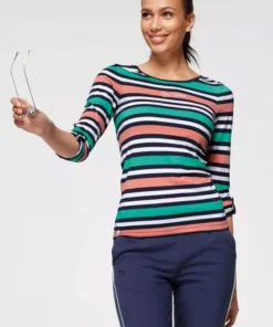 KangaROOS Langarmshirt im tollen Streifen-Design und Logo-Druck - NEUE KOLLEKTION Marine-petrol-coral-weiß, Rot-rosa-marine-weiß 19 KangaROOS Langarmshirt im tollen Streifen-Design und Logo-Druck - NEUE KOLLEKTION Marine-petrol-coral-weiß, Rot-rosa-marine-weiß -KangaROOS Verkaufsladen dd0494b8 ccae 5643 a42a c9dedd4e65a6