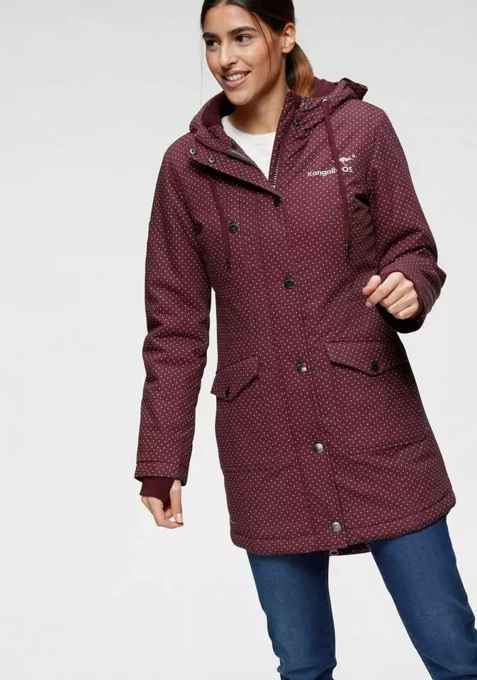 KangaROOS Funktionsparka im modischen Pünktchen-Print Bordeaux-mauve-gepunktet, Marine-weiß-gepunktet, Khaki-grau-gepunktet, Schwarz-weiß-gepunktet 10 KangaROOS Funktionsparka im modischen Pünktchen-Print Bordeaux-mauve-gepunktet, Marine-weiß-gepunktet, Khaki-grau-gepunktet, Schwarz-weiß-gepunktet – Bild 10