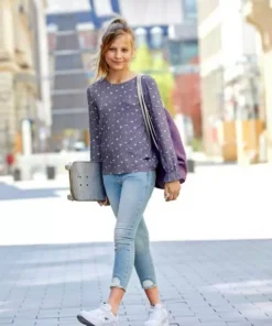 KangaROOS Langarmshirt mit kleiner Gummiraffung am Ärmel -KangaROOS Verkaufsladen dfd15100 523f 52c4 a5a1 d8225027b10c