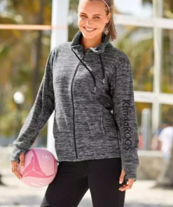 KangaROOS Fleecejacke »FLEECEJACKE« Große Größen Marine (Fleecejacke aus nachhaltigem Material), Anthrazit (Fleecejacke aus nachhaltigem Material), Anthrazit, Marine -KangaROOS Verkaufsladen e0024e74 b576 5990 bef2 27a5fa48547f