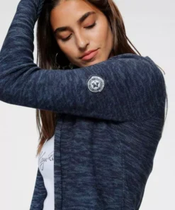 KangaROOS Strickjacke in melierter Optik Hellrosa, Navy-wei&szlig;-meliert -KangaROOS Verkaufsladen e09efd8d 4e02 51a3 a72c 6f3d3fcb406f