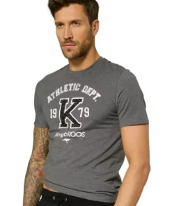 KangaROOS T-Shirt »Homewear« mit großem Druck vorn Navy, Grau-meliert, Bordeaux -KangaROOS Verkaufsladen e1c1b433 cff1 5b26 ae18 c22148788396