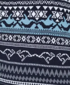 KangaROOS Strickkleid im kontrastreichen Norweger-Design Schwarz-wei&szlig;-gemustert, Blau-wei&szlig;-gemustert -KangaROOS Verkaufsladen e2a94698 c0d0 5116 88fd 5256f8a93172