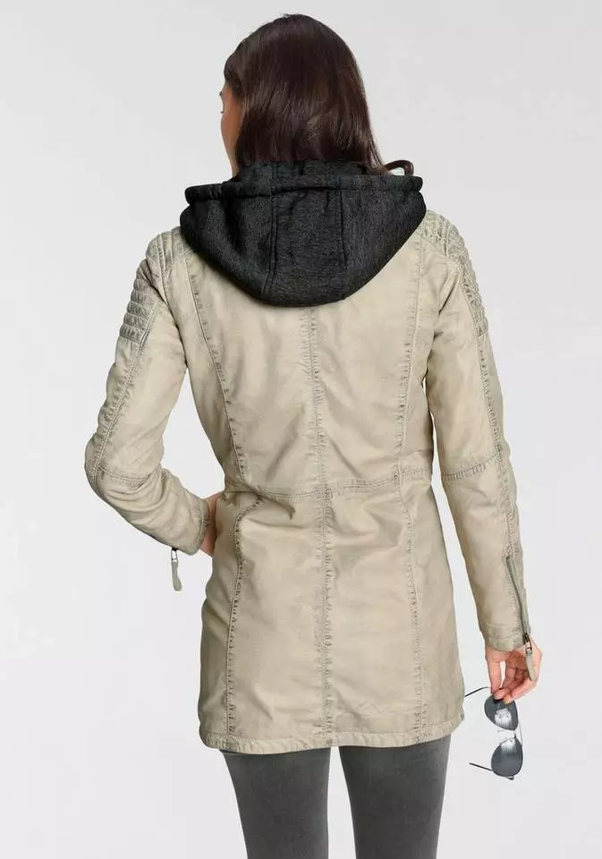 KangaROOS Lederjacke im Biker-Look in Langform - NEUE KOLLEKTION 2 KangaROOS Lederjacke im Biker-Look in Langform - NEUE KOLLEKTION – Bild 2