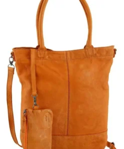 KangaROOS Shopper »Amber«, aus Leder mit abnehmbarer Reißverschluss-Tasche Orange, Grau, Schwarz, Dunkelgr&uuml;n -KangaROOS Verkaufsladen e70527e2 9b78 59e9 8f81 90e829fadb02