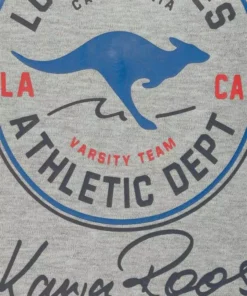 KangaROOS Sweatshirt mit großem Retro Label-Druck im Collage-Look - NEUE KOLLEKTION Hellgrau-meliert, Marine, Wei&szlig; -KangaROOS Verkaufsladen e81d356e e410 5898 9cf7 b4c0ae8689eb