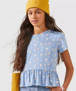 KangaROOS T-Shirt mit kleinem Volant