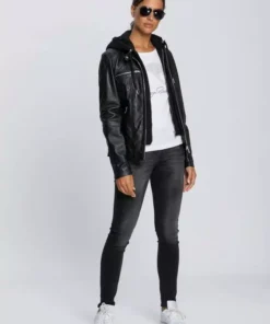 KangaROOS Lederjacke im Biker-Look mit abnehmbaren Sweateinsatz - NEUE KOLLEKTION Lindgr&uuml;n, Schwarz, Ecru -KangaROOS Verkaufsladen ebdcd95e 0299 541a a51e 515f4f92ec4a 1