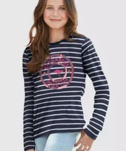 KangaROOS Langarmshirt mit Paillettenapplikation