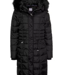 KangaROOS Steppjacke mit kuscheligem, abnehmbarem Fellimitat-Kragen an der Kapuze Graublau, Grün, Schwarz, Rosa -KangaROOS Verkaufsladen f0e01adc e14c 5bd5 9305 d3d48fa29fc1