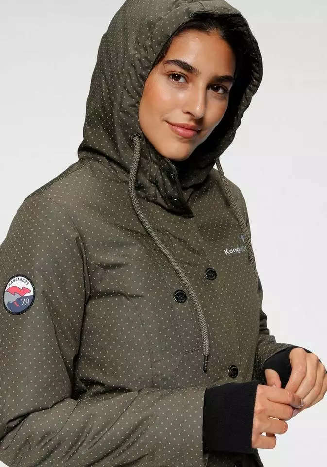 KangaROOS Funktionsparka im modischen Pünktchen-Print Bordeaux-mauve-gepunktet, Marine-weiß-gepunktet, Khaki-grau-gepunktet, Schwarz-weiß-gepunktet 3 KangaROOS Funktionsparka im modischen Pünktchen-Print Bordeaux-mauve-gepunktet, Marine-weiß-gepunktet, Khaki-grau-gepunktet, Schwarz-weiß-gepunktet – Bild 3