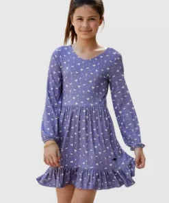 KangaROOS Jerseykleid mit V-Ausschnitt