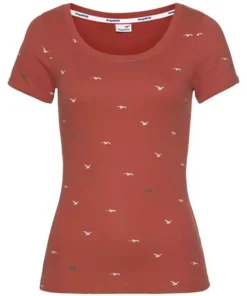 KangaROOS T-Shirt mit Anker, Schiffchen oder Reh-Print Hellgrau-meliert, Marine, Rost, Schwarz -KangaROOS Verkaufsladen f40c2820 f46e 58aa 9308 09e283bcca50