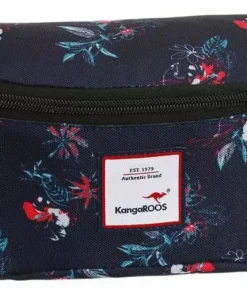 KangaROOS Bauchtasche, mit praktischem Reißverschluss-Rückfach Blau-geblümt, Bunt-gestreift -KangaROOS Verkaufsladen f4320e3b 90e2 5906 93af 15168ed509c9
