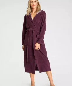 Damenbademantel »Dalia«, KangaROOS, außen Unifarben und innen mit Streifen Anthrazit-weiß, Blau-weiß, Beere -KangaROOS Verkaufsladen f57044ad e0c5 5c43 8adf 1751a25d1ac5