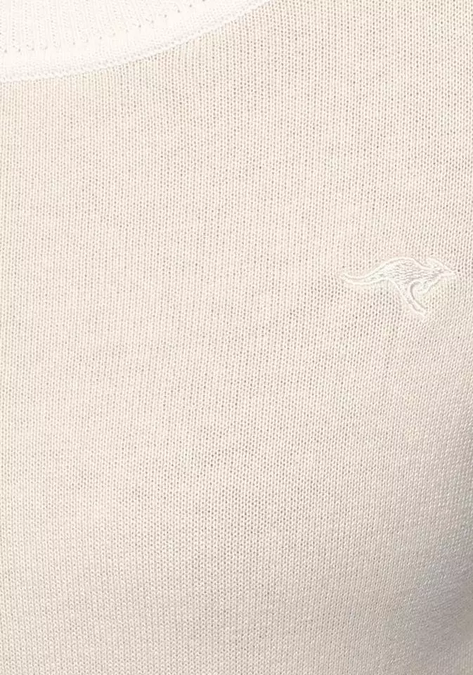 KangaROOS Rundhalspullover mit Knopfleiste hinten und Konstrast-Bündchen - NEUE KOLLEKTION Beige-hellgrau, Mint-weiß 7 KangaROOS Rundhalspullover mit Knopfleiste hinten und Konstrast-Bündchen - NEUE KOLLEKTION Beige-hellgrau, Mint-weiß – Bild 7