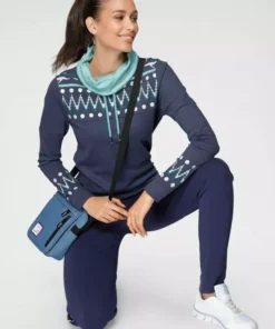 KangaROOS Sweatshirt mit trendigem Druck vorn und an den Ärmeln Rosa-blau-bedruckt, Offwhite-rosa-bedruckt, Blau-mint-bedruckt, Anthrazit-hellgrau-bedruckt -KangaROOS Verkaufsladen f86ec4bb 5ddf 572f bd4f d449615e04e8