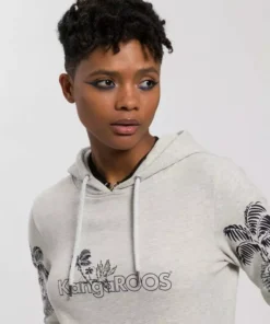 KangaROOS Hoodie mit tollem Floral-Print - NEUE KOLLEKTION Ecru-meliert, Graublau -KangaROOS Verkaufsladen f8cec278 4ea6 56b3 b1c6 2d04894071c2