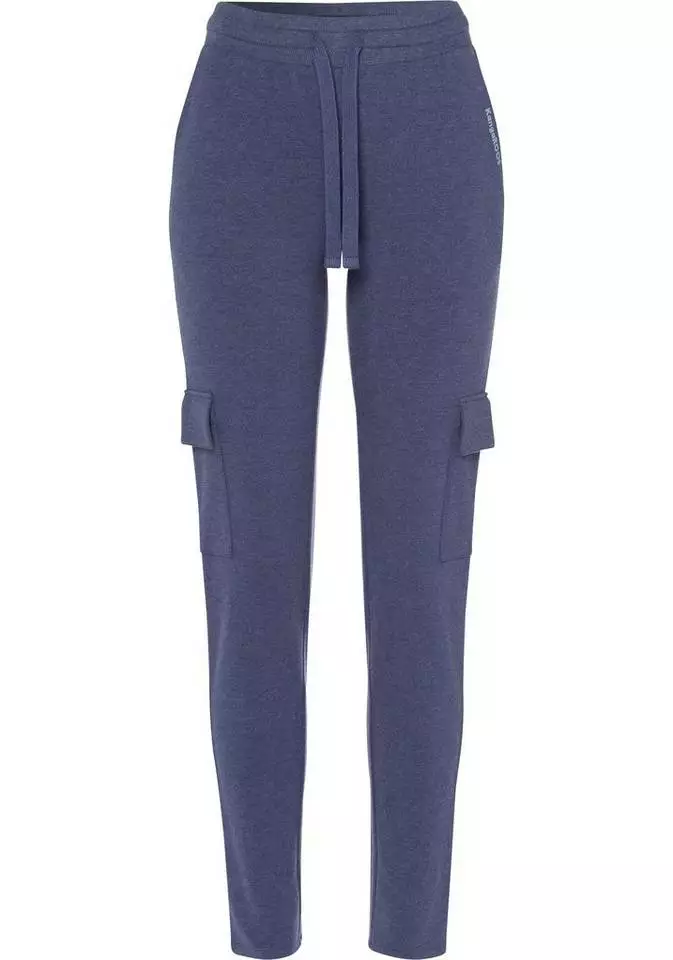 KangaROOS Jogginghose im Cargo-Look mit Gummibund & Tunnelzug - NEUE KOLLEKTION Schwarz, Blau-meliert 5 KangaROOS Jogginghose im Cargo-Look mit Gummibund & Tunnelzug - NEUE KOLLEKTION Schwarz, Blau-meliert – Bild 5