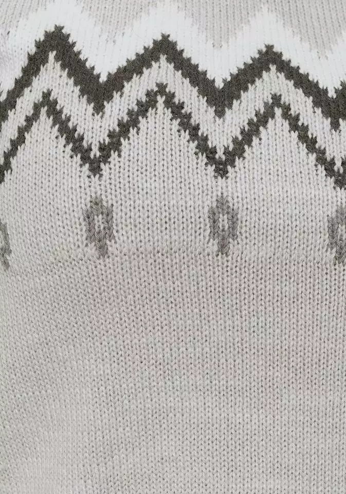 KangaROOS Norwegerpullover mit großem Rollkragen Hellgrau-meliert, Rosa-meliert 7 KangaROOS Norwegerpullover mit großem Rollkragen Hellgrau-meliert, Rosa-meliert – Bild 7