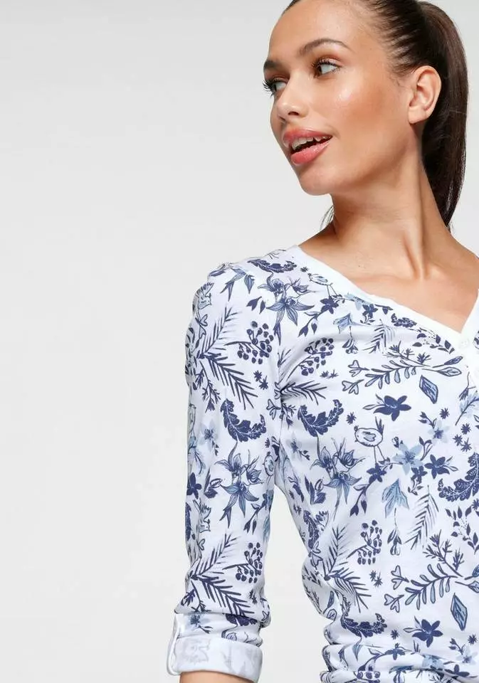 KangaROOS Shirtbluse mit Turn-up Ärmeln und blumigem Allover-Druck - NEUE KOLLEKTION 3 KangaROOS Shirtbluse mit Turn-up Ärmeln und blumigem Allover-Druck - NEUE KOLLEKTION – Bild 3