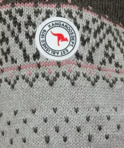 KangaROOS Strickkleid im Norweger-Look Bordeaux-weiß-anthrazit, Grau-rosa, Marine-grau-gelb, Schwarz-weiß-rot -KangaROOS Verkaufsladen fb720210 efc9 57f4 b945 6ac1ca205318