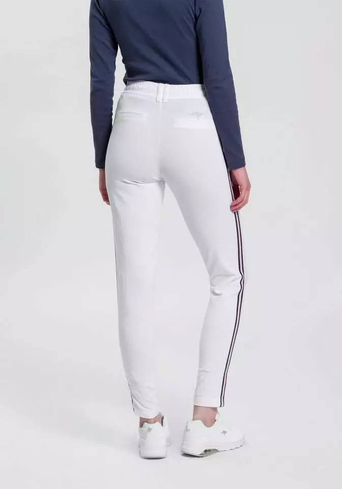 KangaROOS Jogger Pants mit seitlichem, aufgesetztem Galon-Streifen Marine, Weiß, Graublau-meliert, Schwarz 2 KangaROOS Jogger Pants mit seitlichem, aufgesetztem Galon-Streifen Marine, Weiß, Graublau-meliert, Schwarz – Bild 2