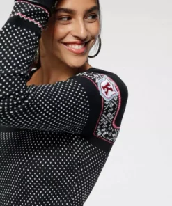 KangaROOS Strickkleid mit Norweger-Muster Schwarz-wei&szlig;, Blau-gemustert, Grau-meliert-gemustert-rosa -KangaROOS Verkaufsladen fcfe6cb1 88ce 59dd aa44 b95b4a3c07f2