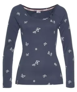 KangaROOS Spitzentop im Set zum Shirt mit Turn-up Ärmeln Himbeere-marine, Marine-hellgrau -KangaROOS Verkaufsladen fd4d9cac 8fc5 5ea9 8c6f bf00332494c7