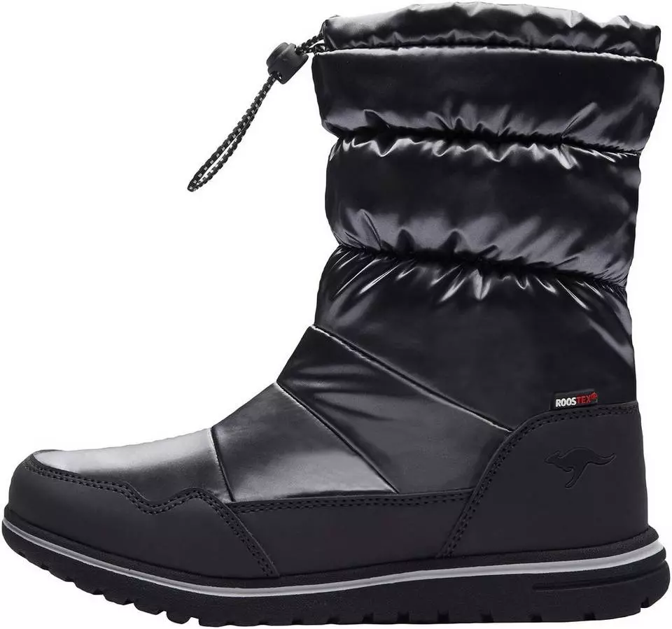 KangaROOS »K-Wowi Coll ROOSTEX« Winterstiefel Schwarz, Silberfarben 3 KangaROOS »K-Wowi Coll ROOSTEX« Winterstiefel Schwarz, Silberfarben – Bild 3